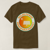 Solar Power Renewable Energy T-shirt (Design voorkant)