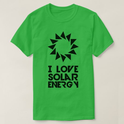 solar power t-shirt (Design voorkant)