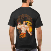 👑Solar Pride Warrior T-shirt – Leeuw Zonvorm☀👑 (Achterkant)