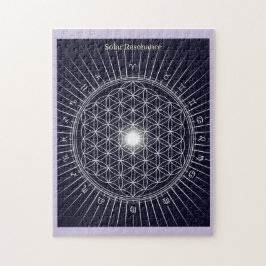 Solar Resonan Monochrome Art Jigsaw Puzzle ジグソーパズル Legpuzzel