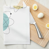 Solar Retro Mid Century moderne Schattigee keukenh Theedoek (Quarter Fold)