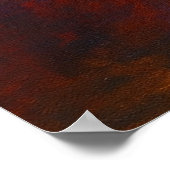 Solar Rift Bloom - Abstracte Energie Ontwricht Poster (Hoek)