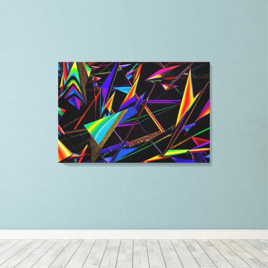 Solar Sailing Canvas Afdruk (Insitu (Houten vloer))