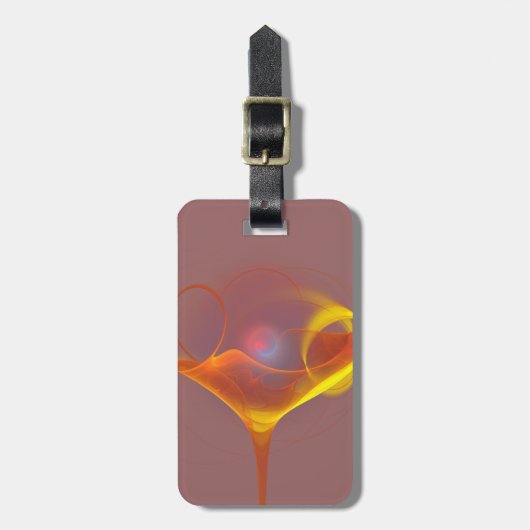 Solar Salud Feeërieke Martini Kunst Bagagelabel (Voorkant verticaal)