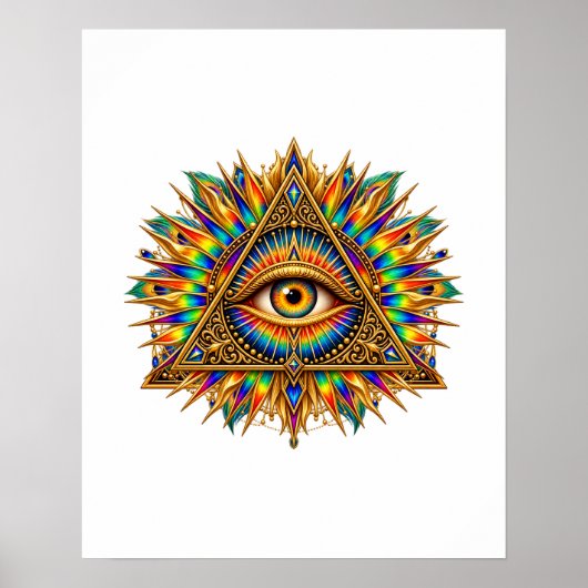 Solar Sentinel Eye Poster (Voorkant)