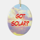 Solar-sierbloem Keramisch Ornament (Rechts)