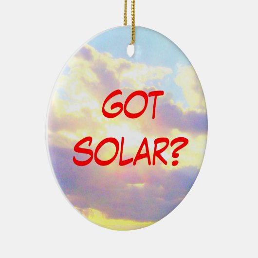 Solar-sierbloem Keramisch Ornament (Rechts)