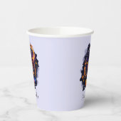 Solar System Afro Woman Papieren Bekers (Links)