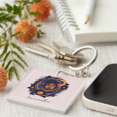 Solar System Afro Woman Sleutelhanger (Voorkant Rechts)