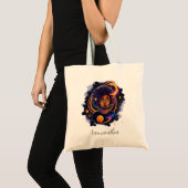 Solar System Afro Woman Tote Bag (Voorkant (product))