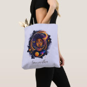 Solar System Afro Woman Tote Bag (Dichtbij)