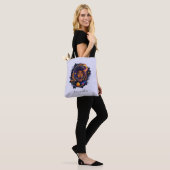 Solar System Afro Woman Tote Bag (Op model)