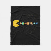 Solar System Astronomy Space Video Games Funny Gra Fleece Deken (Voorkant)