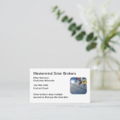 Solar System Broker Visitekaartjes (Staand voorkant)