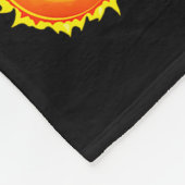 Solar System Colorful Space Planets Educational Ki Fleece Deken (Hoek)