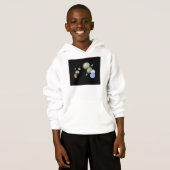 Solar System Kinder Geboste Sweatshirt Science gif (Voorkant volledig)