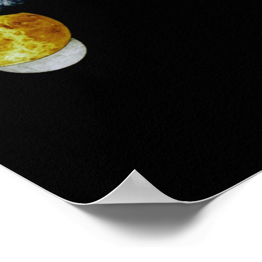 Solar System Large Poster - Science Astronomy gift (Hoek)