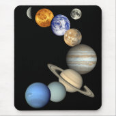 Solar System Mousepad Muismat (Voorkant)