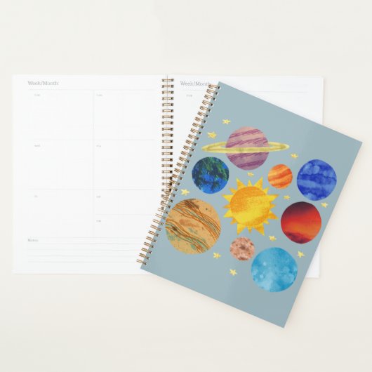 Solar System Notebook | Space Planets Educational  Planner (Display)