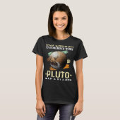 Solar System old enough Pluto Space and Planets Sc T-shirt (Voorkant volledig)