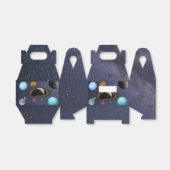 Solar system planets bedankdoosjes (Uitgevouwen)