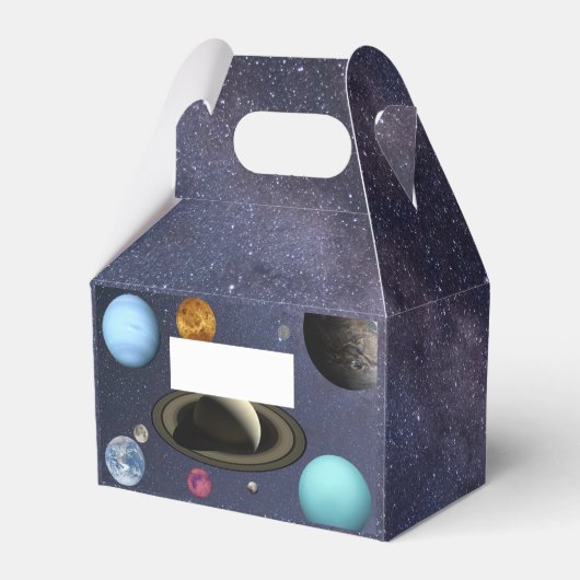 Solar system planets bedankdoosjes (Voorkant Zijde)