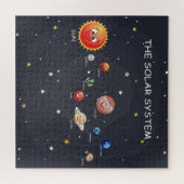 Solar System Planets jigzaagpuzzel Legpuzzel (Horizontaal)