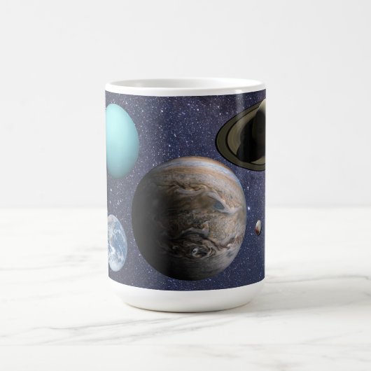 Solar system planets koffiemok (Center)