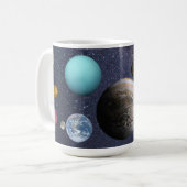Solar system planets koffiemok (Voorkant links)