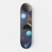 Solar system planets persoonlijk skateboard (Voorkant)