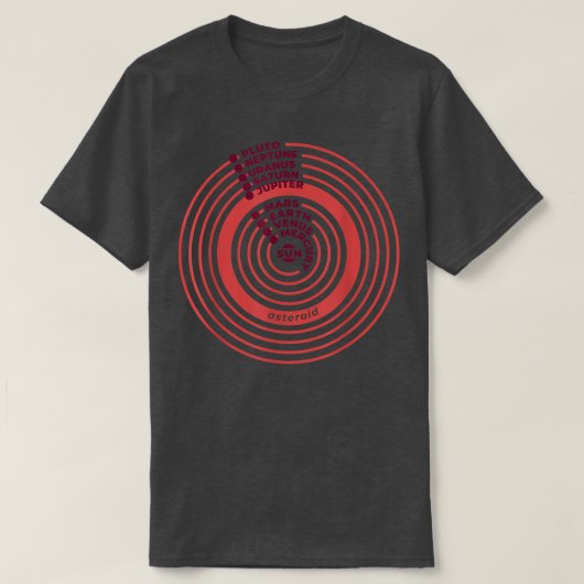 Solar System Planets Science Space Boys Girls2258 T-shirt (Design voorkant)