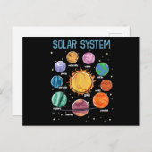 Solar System Planets Science Space Boys Girls STEM Briefkaart (Voorkant / Achterkant)