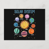 Solar System Planets Science Space Boys Girls STEM Briefkaart (Voorkant)