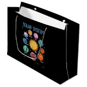Solar System Planets Science Space Boys Girls STEM Groot Cadeauzakje (Voorkant Gekanteld)