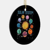 Solar System Planets Science Space Boys Girls STEM Keramisch Ornament (Rechts)