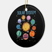 Solar System Planets Science Space Boys Girls STEM Keramisch Ornament (Links)