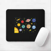 Solar System Planets Science Space Boys Girls Stem Muismat (Met muis)