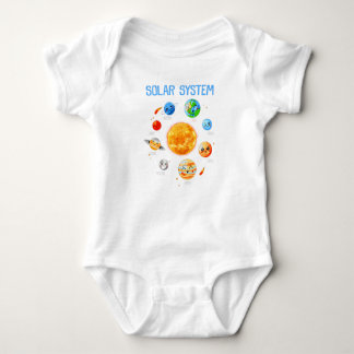 Solar System Planets Science Space Boys Girls STEM Romper