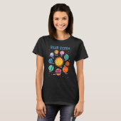 Solar System Planets Science Space Boys Girls Stem T-shirt (Voorkant volledig)