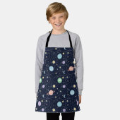 Solar System Planets Seamless Pattern Schort (Gedragen)