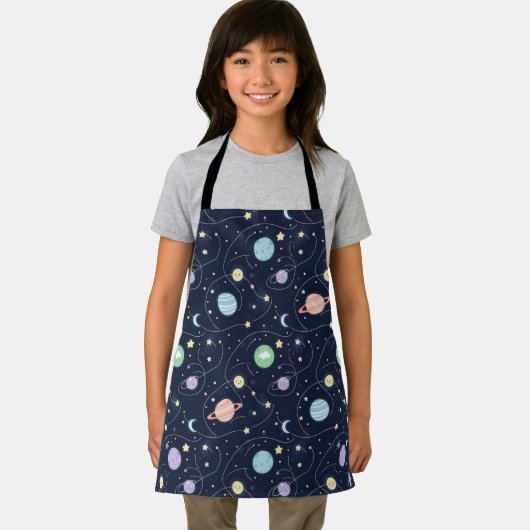 Solar System Planets Seamless Pattern Schort (Insitu)