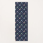 Solar System Planets Seamless Pattern Yogamat (Voorkant)