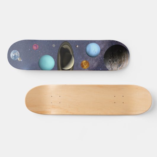 Solar system planets Skateboard (Horizontaal)