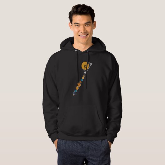 Solar System Planets Space Astronomy Hoodie (Voorkant volledig)
