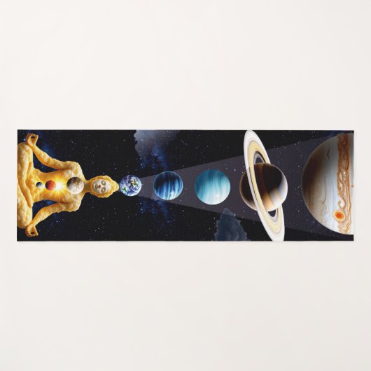 Solar System Serenity Yoga Mat (Voorkant (horizontaal))