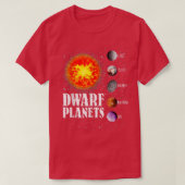 Solar System T Dwarf Planets Giften T-shirt (Design voorkant)