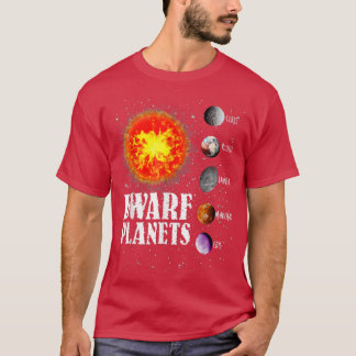 Solar System T Dwarf Planets Giften T-shirt