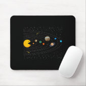 Solar System Video Game Funny Graphic Tees Planet  Muismat (Met muis)
