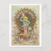  Solar Tip Shoes Advertentie Lithografie Briefkaart (Voorkant)