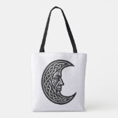 Solar Visage Sigil – Zwarte Zon Embleem T-shirt Tote Bag (Achterkant)